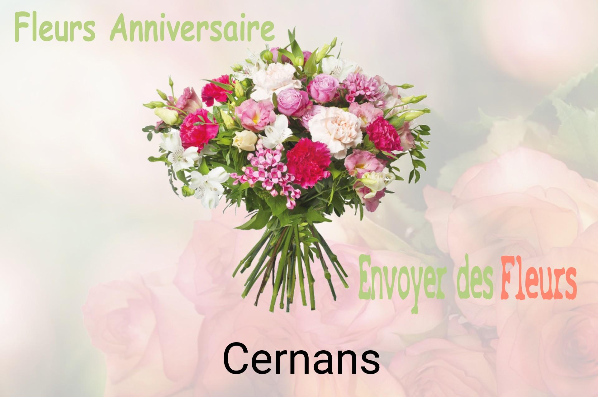 Bouquet de fleurs d’anniversaire livré à Cernans